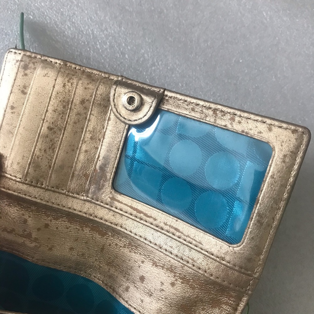 231.  Kate Spade New York wallet - vintage look - Picture 8 of 9